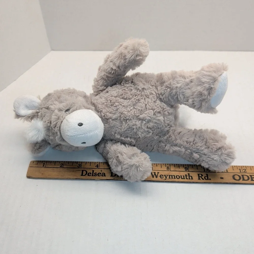 Carters Grey Donkey Plush Stuffed Animal White Mane Tail 67796 2019 11 Inch